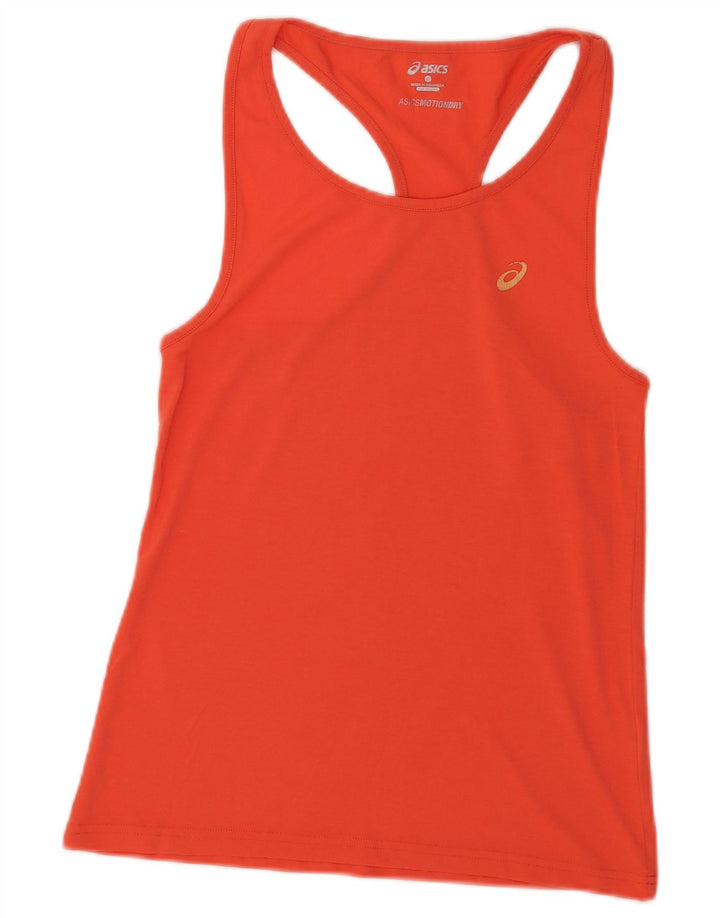 Asics Womens Vest Top UK 10 Small Red