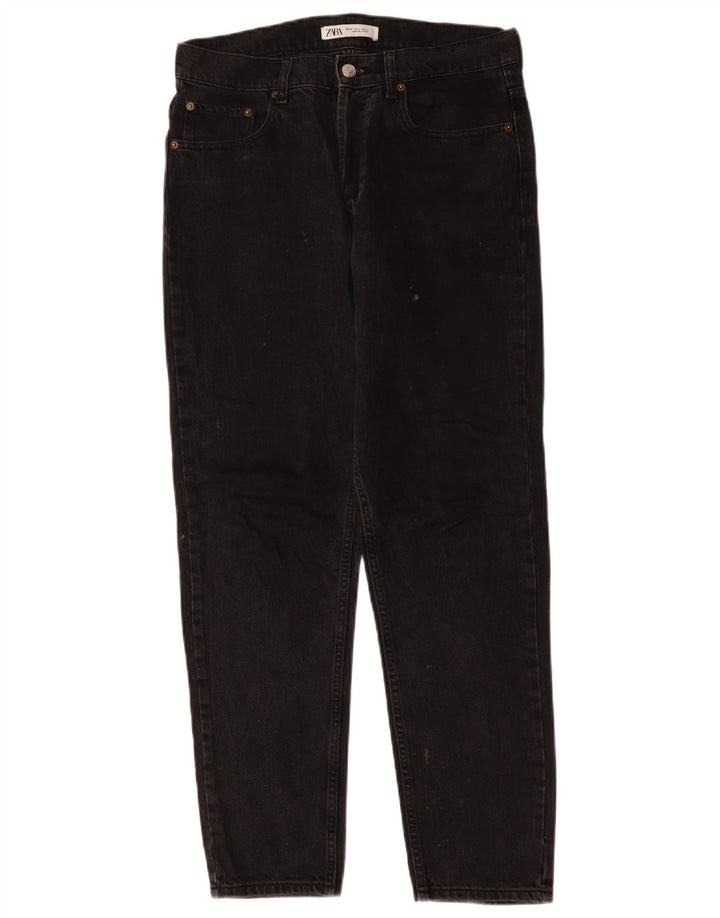 Zara Mens Slim Jeans EU 40 Medium W31 L30 Black