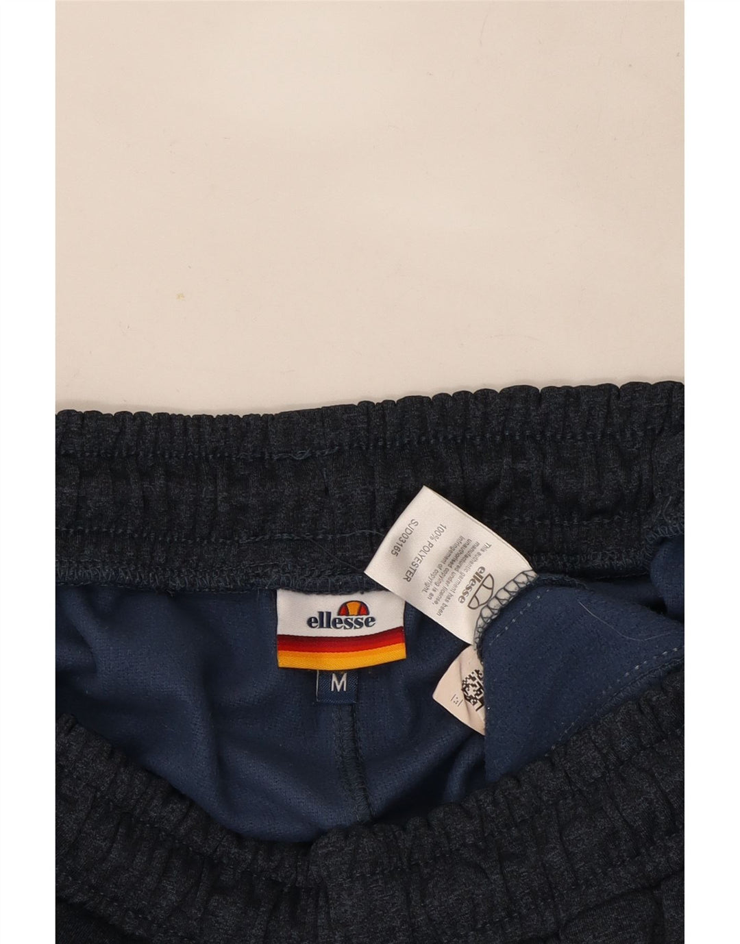 Ellesse Mens Tracksuit Trousers Joggers Medium Navy Blue Colourblock