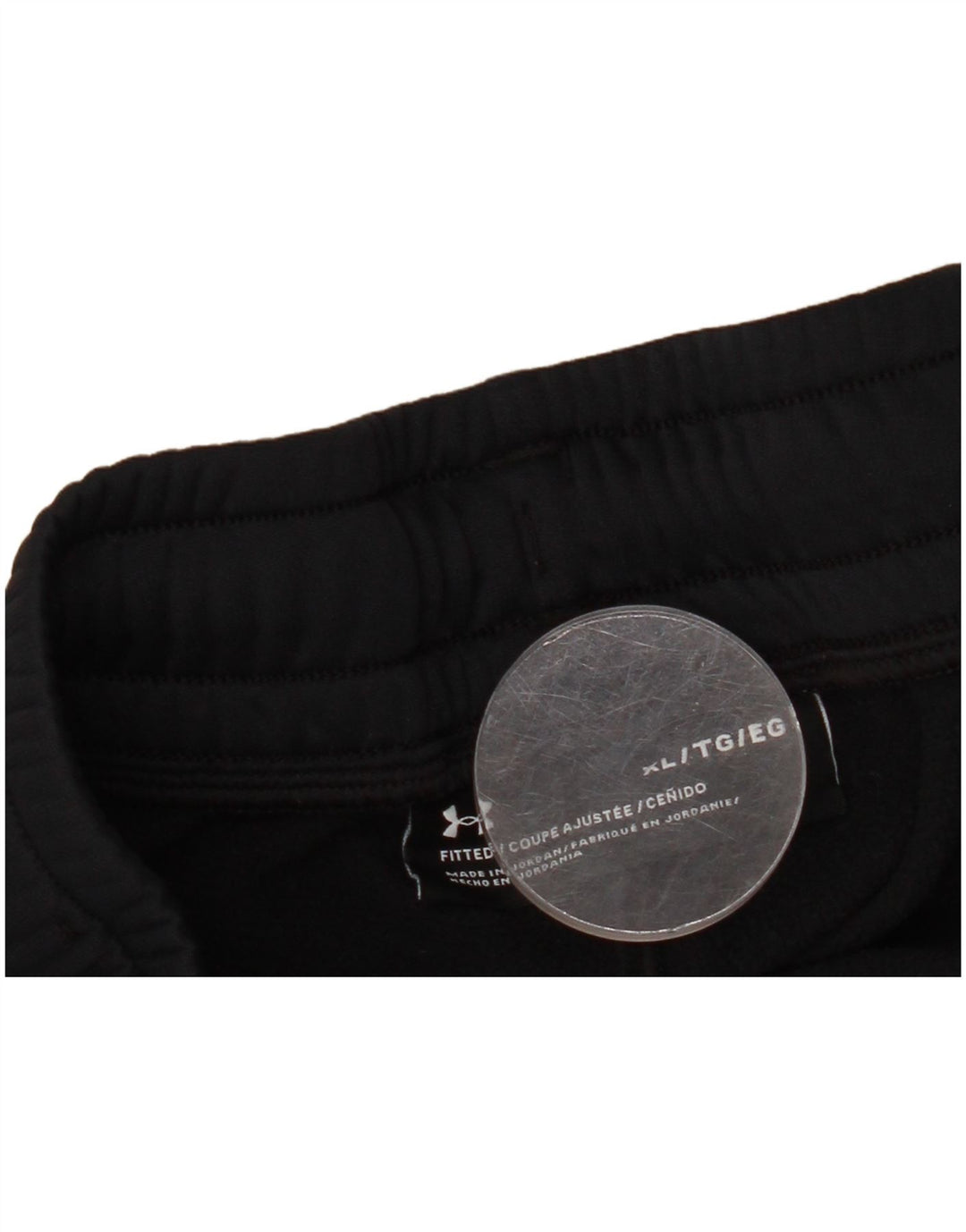 UNDER ARMOUR Mens Tracksuit Trousers Joggers XL Black Polyester