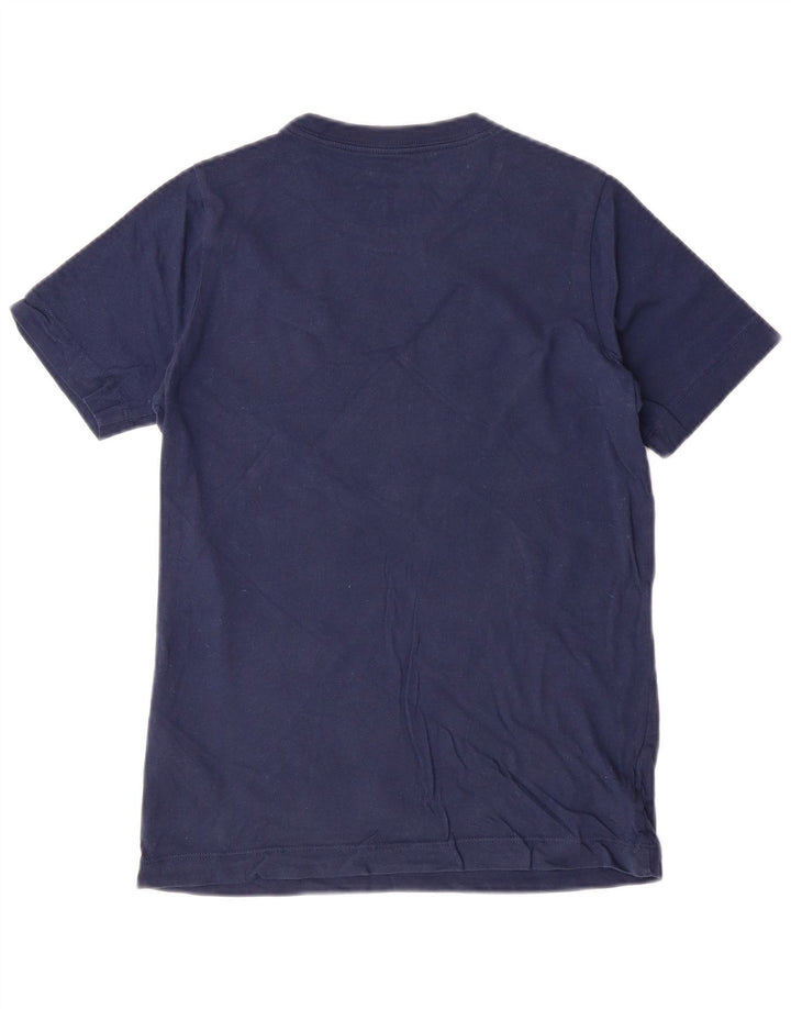 NIKE Boys T-Shirt Top 10-11 Years Medium Navy Blue Cotton