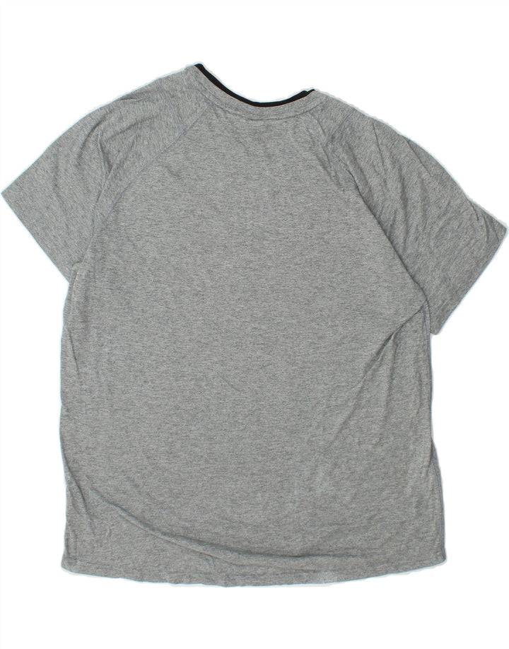 PUMA Mens T-Shirt Top Medium Grey Polyester Vintage Puma and Second-Hand Puma from Messina Hembry 