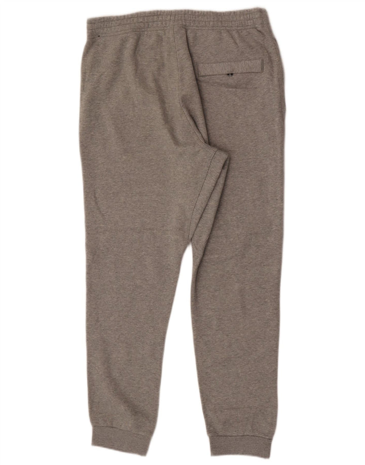Nike Mens Tracksuit Trousers Joggers Large  Grey Cotton