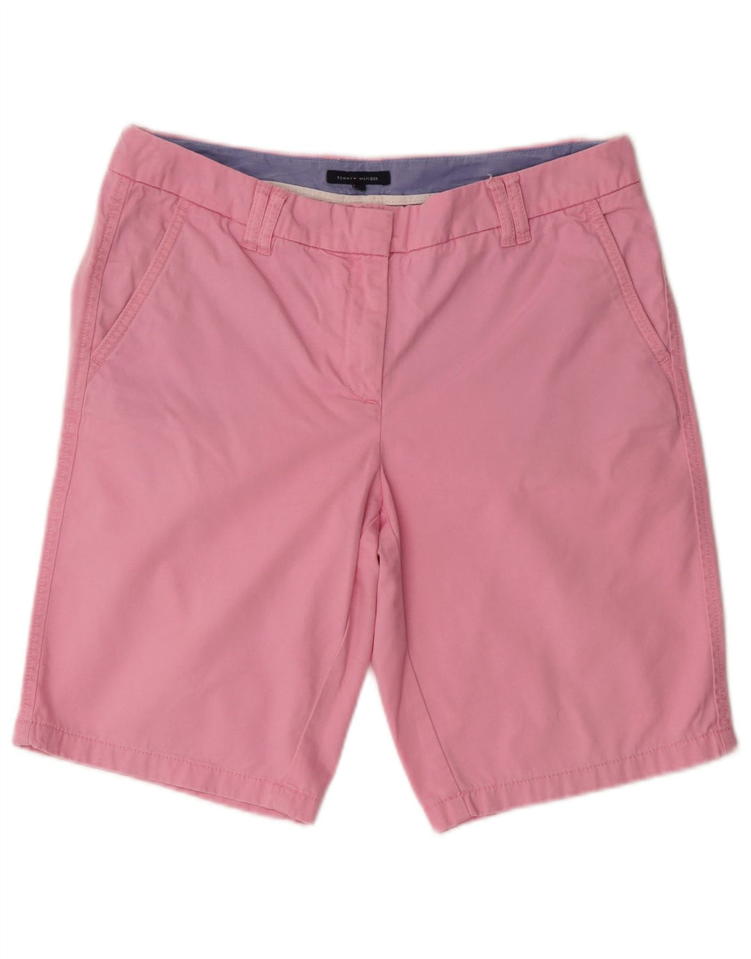 Tommy Hilfiger Womens Chino Shorts US 8 Medium W32  Pink Cotton