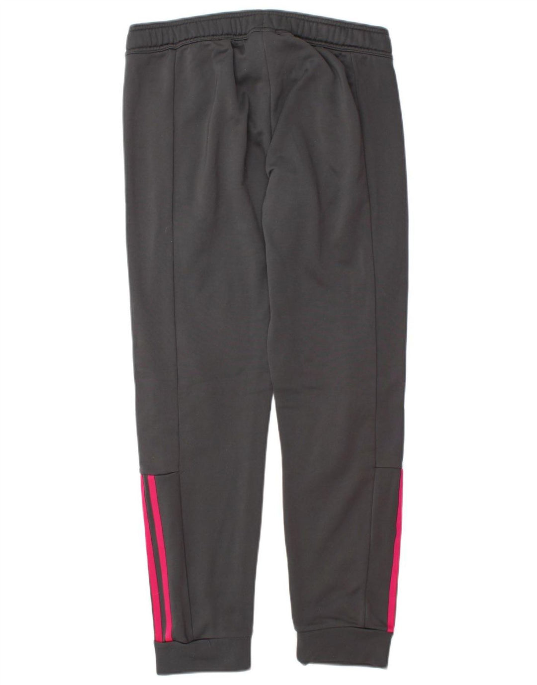 ADIDAS Womens Tracksuit Trousers Joggers UK 12/14 Medium  Grey Polyester