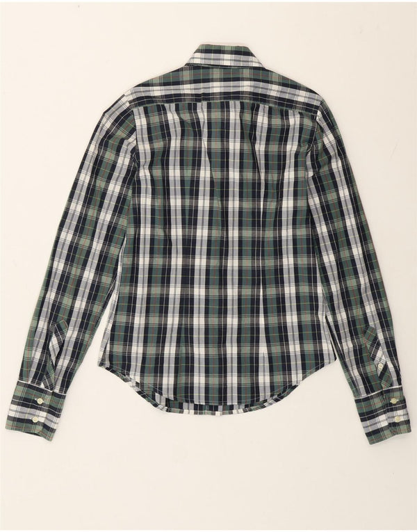 Scout Womens Shirt UK 12 Medium Green Check Cotton