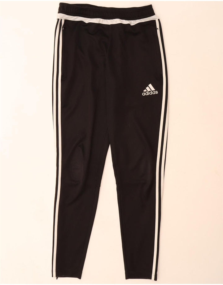 Adidas Mens Climacool Tracksuit Trousers Small Black Polyester