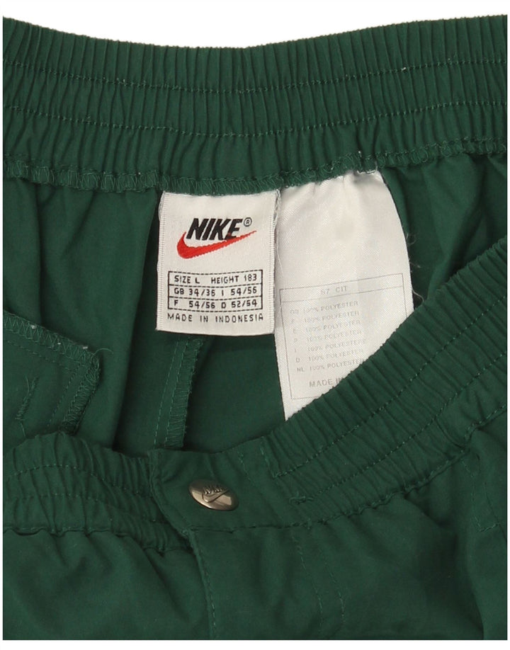 Nike Womens Pegged Chino Shorts Large W34 Green Polyester
