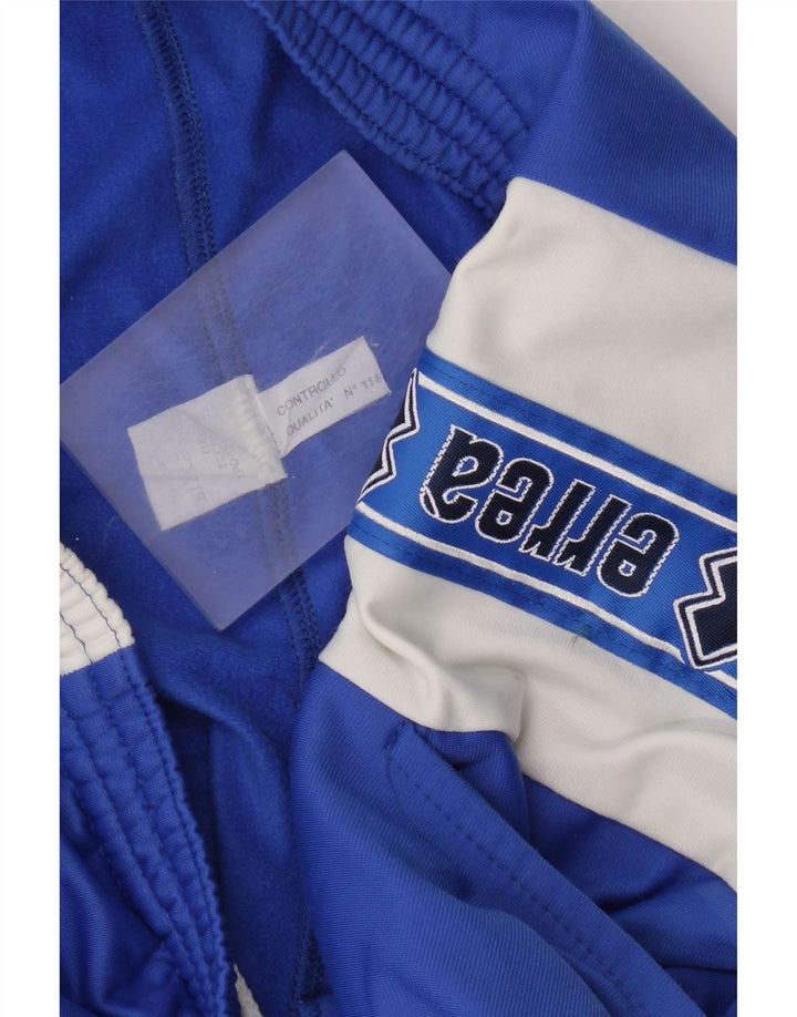 Errea Mens Graphic Tracksuit Trousers Medium  Blue Colourblock Polyester