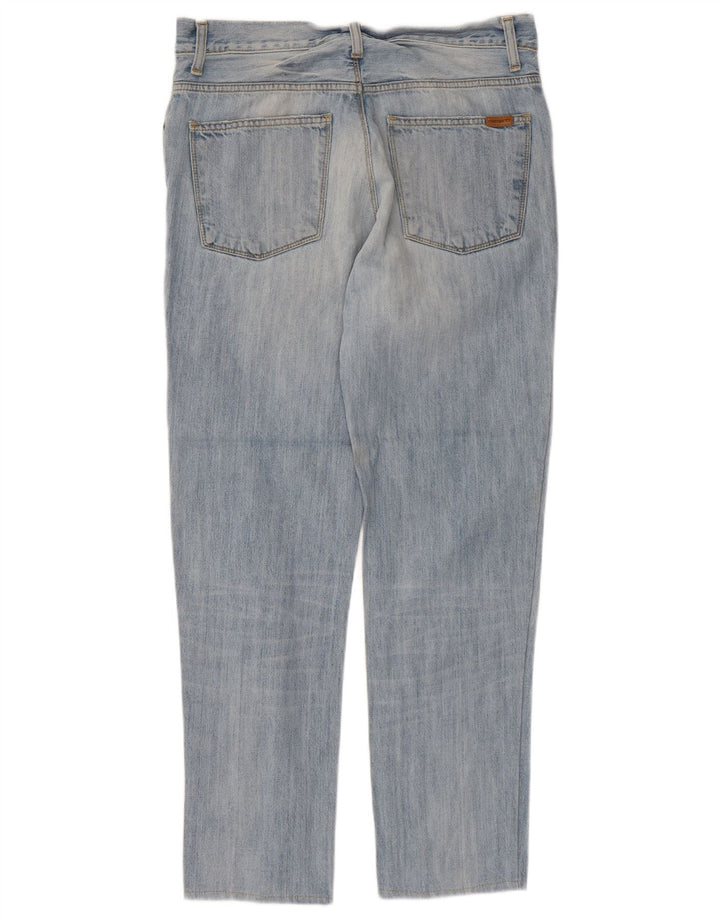 Carhartt Mens Straight Jeans W34 L28 Blue Cotton