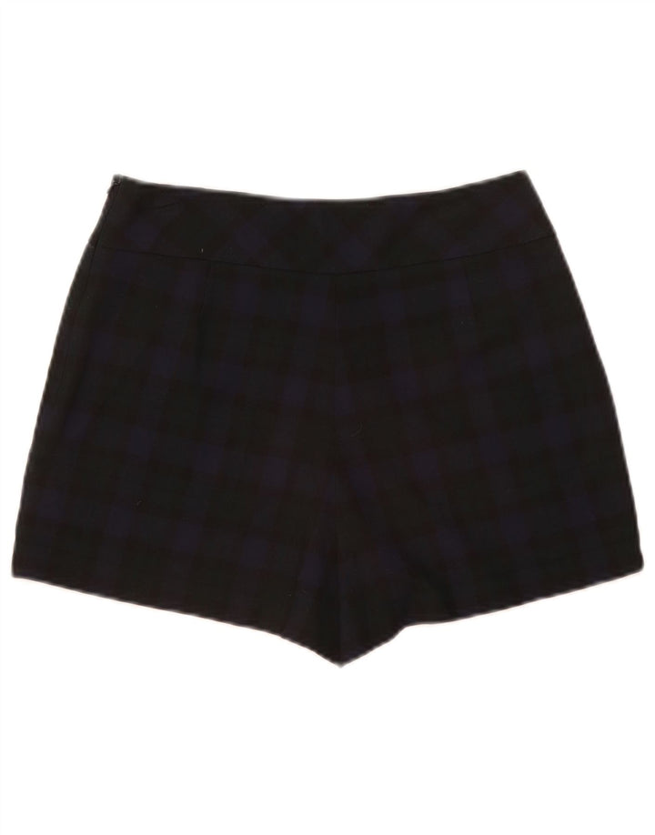 Oasis Womens Casual Shorts UK 10 Small W29  Multicoloured Check