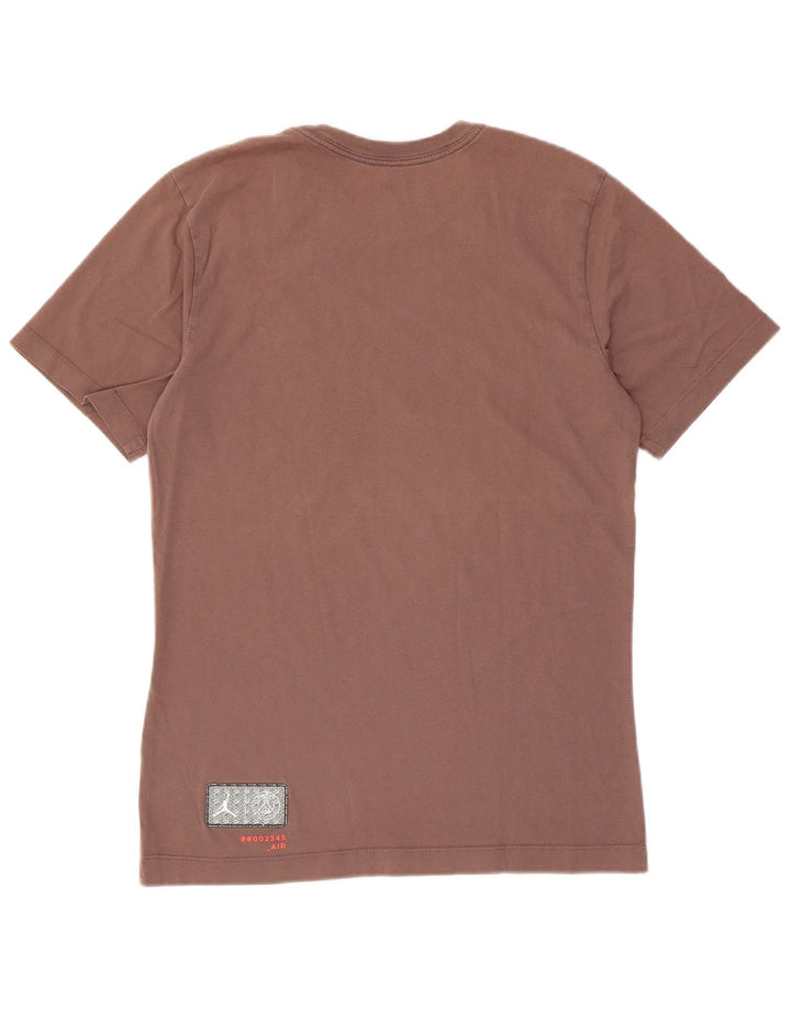 JORDAN Mens Paris Saint- Germain Graphic T-Shirt Top Small Brown