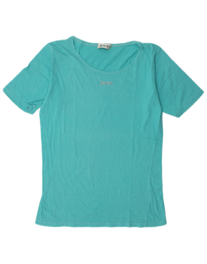 Joop Womens Oversized T-Shirt Top IT 36 XS Turquoise Cotton