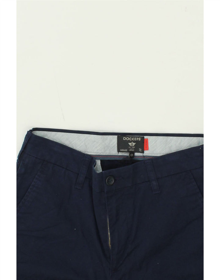 DOCKERS Mens Chino Shorts W29 Small Navy Blue Cotton Vintage Dockers and Second-Hand Dockers from Messina Hembry 