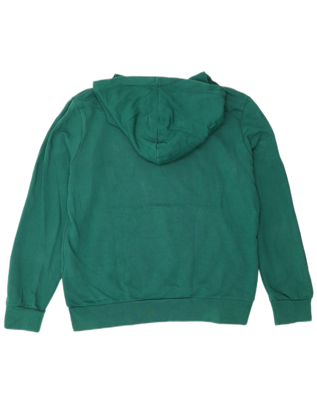 Diadora Mens Graphic Hoodie Jumper Medium Green Cotton