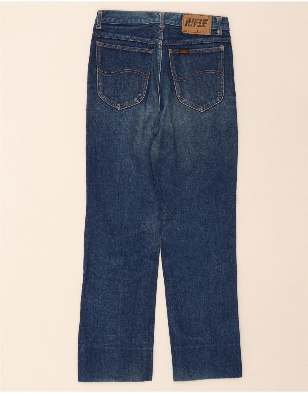 RIFLE Mens Straight Jeans W30 L26 Blue Cotton Vintage Rifle and Second-Hand Rifle from Messina Hembry 