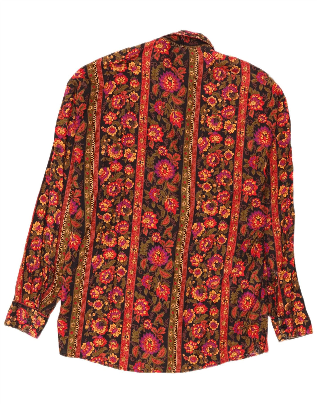 Vintage Womens Shirt UK 14 Medium Multicoloured Floral
