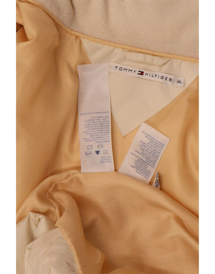 Tommy Hilfiger Womens Padded Coat UK 18 XL White Polyester
