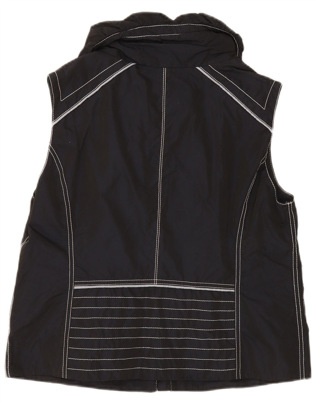 Avant Garde Womens Gilet EU 42 Large Black Polyester