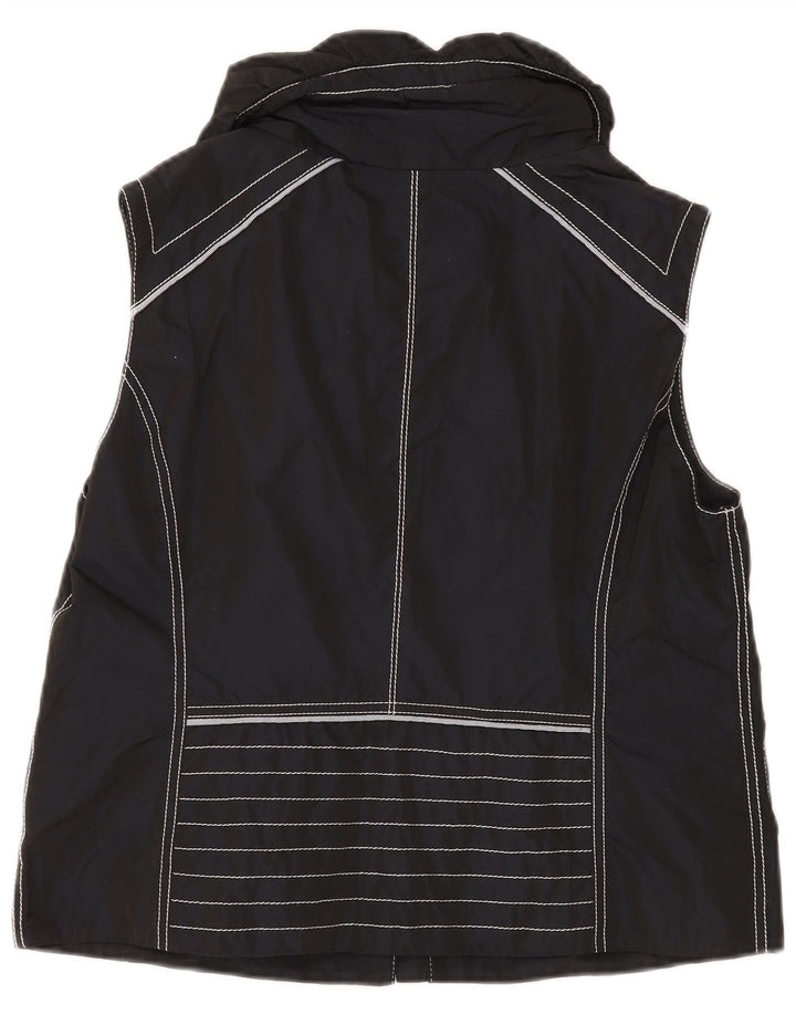 Avant Garde Womens Gilet EU 42 Large Black Polyester