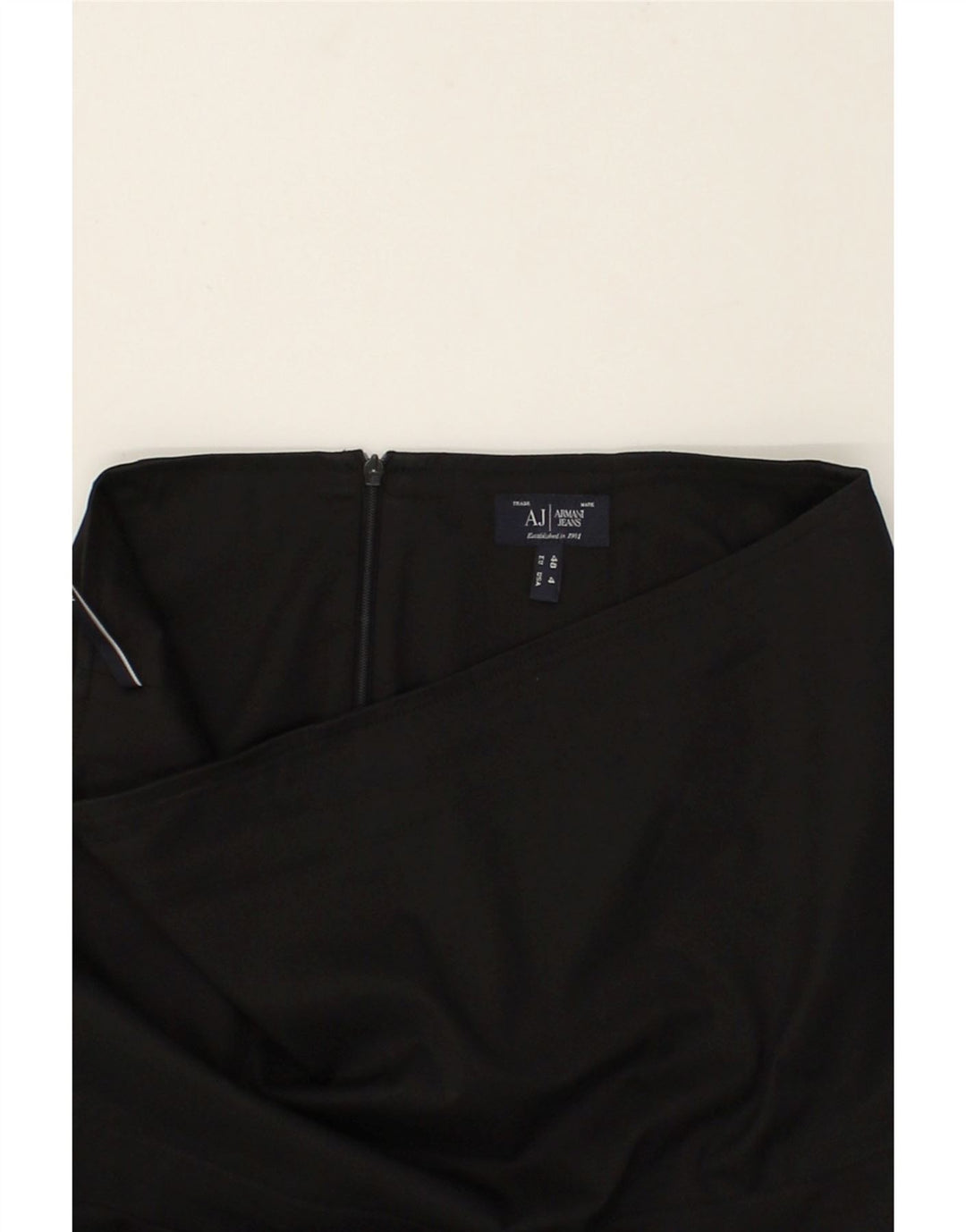 ARMANI JEANS Womens Pencil Skirt EU 40 Medium W28  Black | Vintage Armani Jeans | Thrift | Second-Hand Armani Jeans | Used Clothing | Messina Hembry 