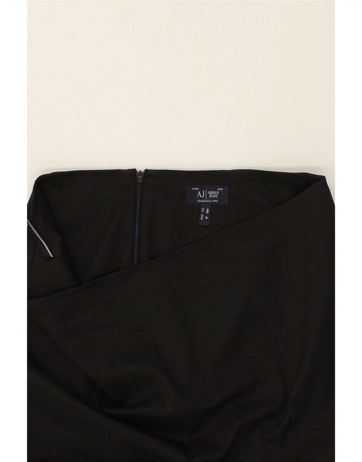 ARMANI JEANS Womens Pencil Skirt EU 40 Medium W28  Black | Vintage Armani Jeans | Thrift | Second-Hand Armani Jeans | Used Clothing | Messina Hembry 