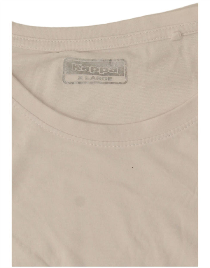 Kappa Mens T-Shirt Top XL White