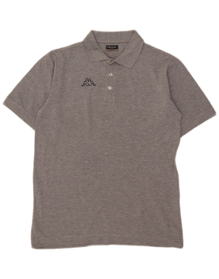 Kappa Mens Polo Shirt Large Grey