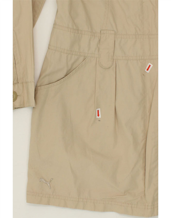 PUMA Womens Trench Coat UK 10 Small  Beige Cotton Vintage Puma and Second-Hand Puma from Messina Hembry 