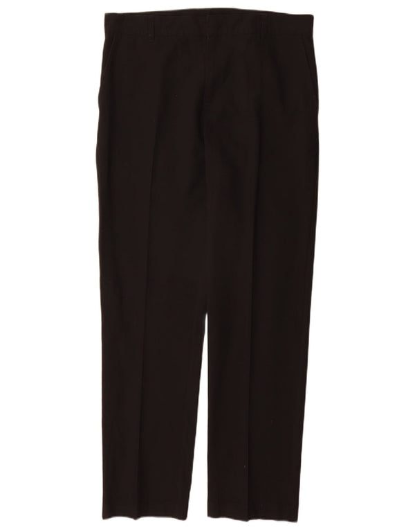 Marks & Spencer Boys Straight Suit Trousers 15-16 Years W32 L29 Black