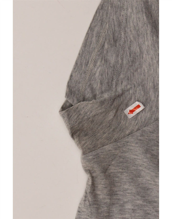 PUMA Womens Graphic T-Shirt Top UK 14 Medium Grey