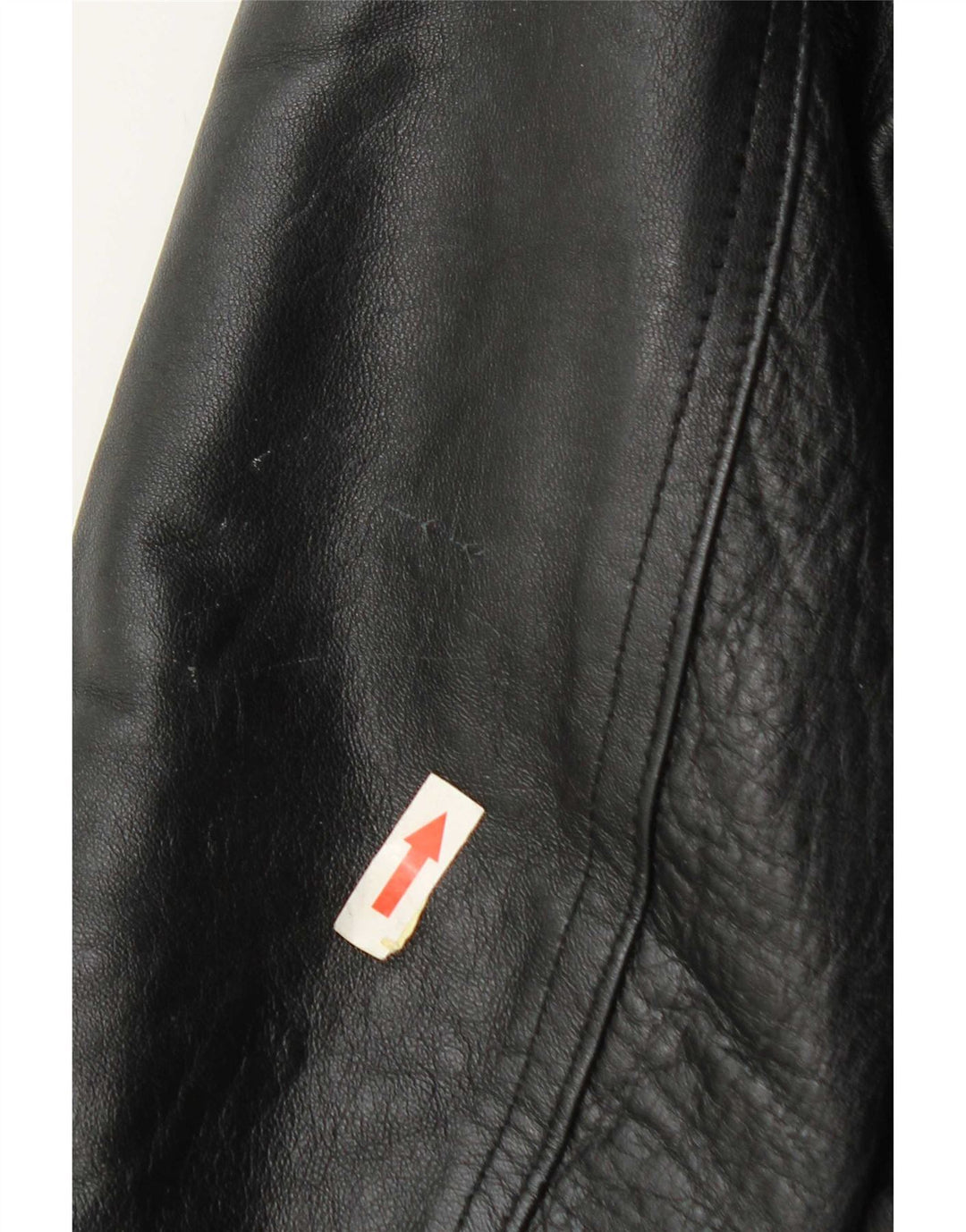 Regina Schrecker Womens Leather Jacket UK 10 Small Black