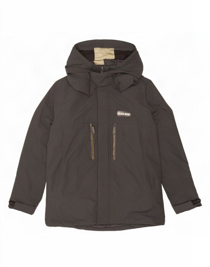 Colmar Mens Hooded Windbreaker Jacket IT 56 XL Grey Polyamide