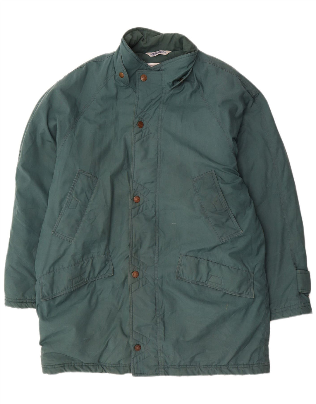 Sea Barrier Mens Windbreaker Jacket UK 40 Large Green Polyester