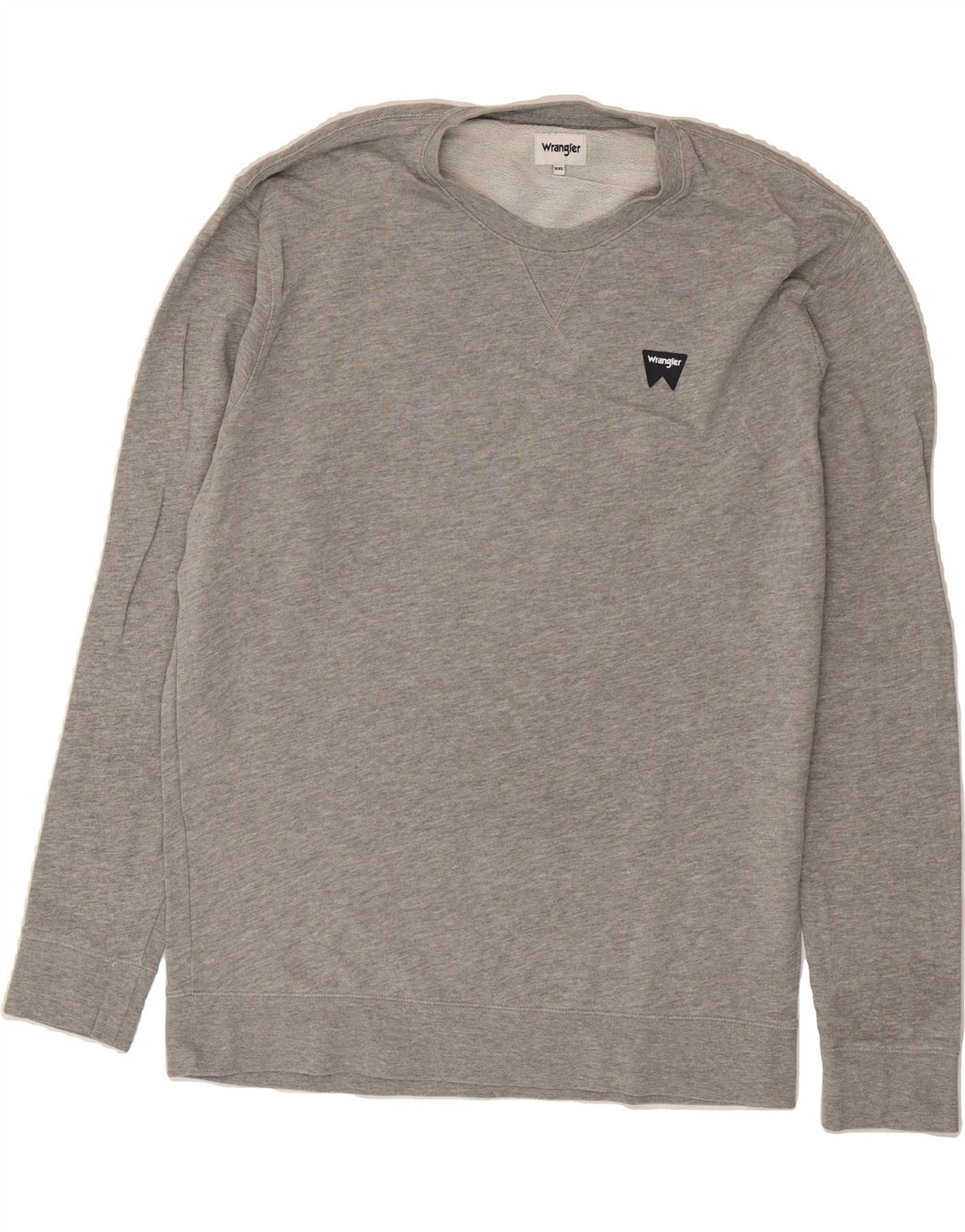 WRANGLER Mens Sweatshirt Jumper 2XL Grey Cotton Vintage Wrangler and Second-Hand Wrangler from Messina Hembry 