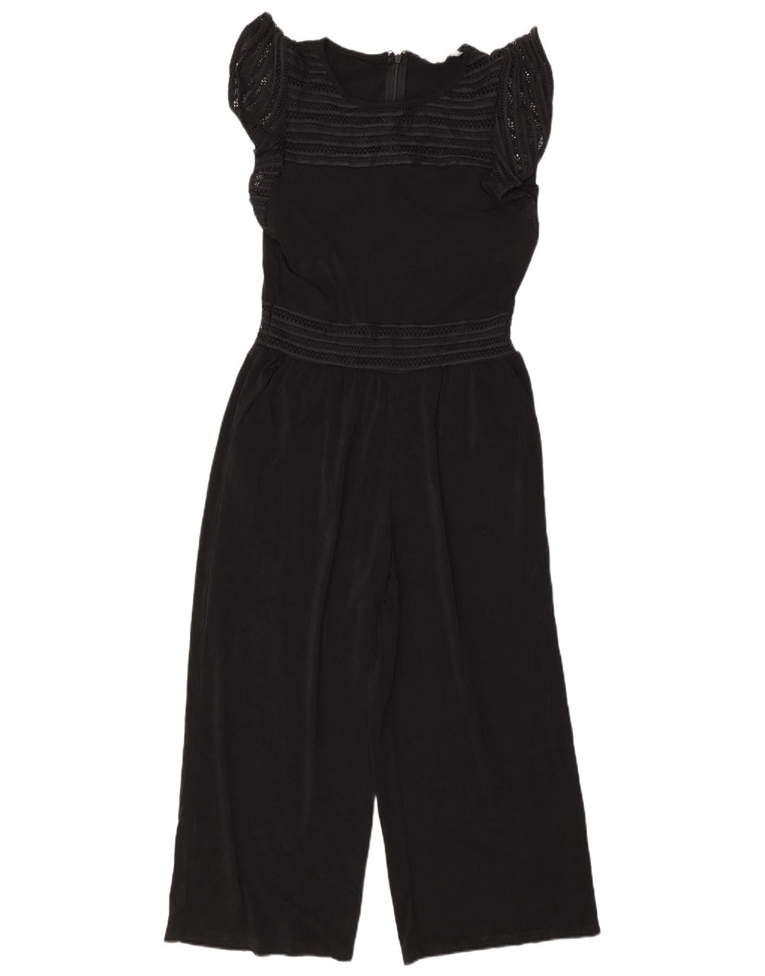Michael Kors Womens Jumpsuit UK 10 Small  Black Polyester