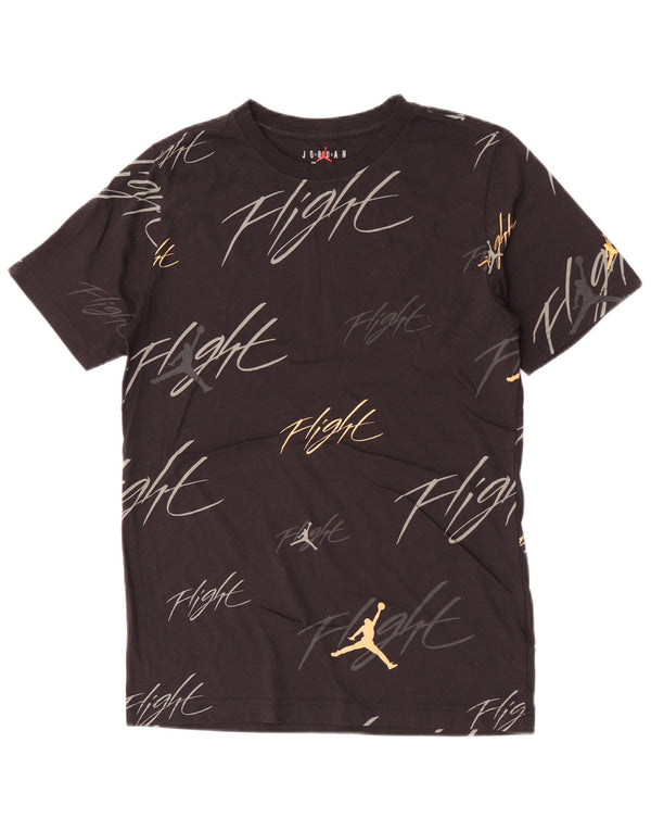 Jordan Boys Graphic T-Shirt Top 13-14 Years XL Black Cotton