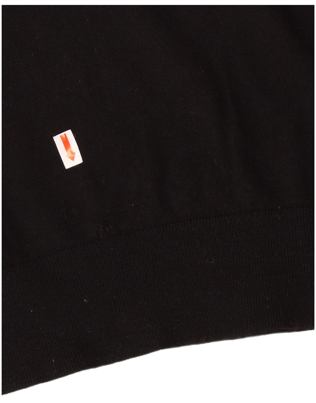 Armani Exchange Mens Roll Neck Jumper Sweater Small Black Virgin Wool