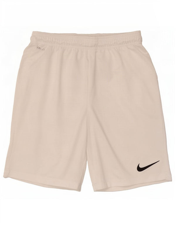 Nike Mens Dri Fit Sport Shorts Medium White Polyester