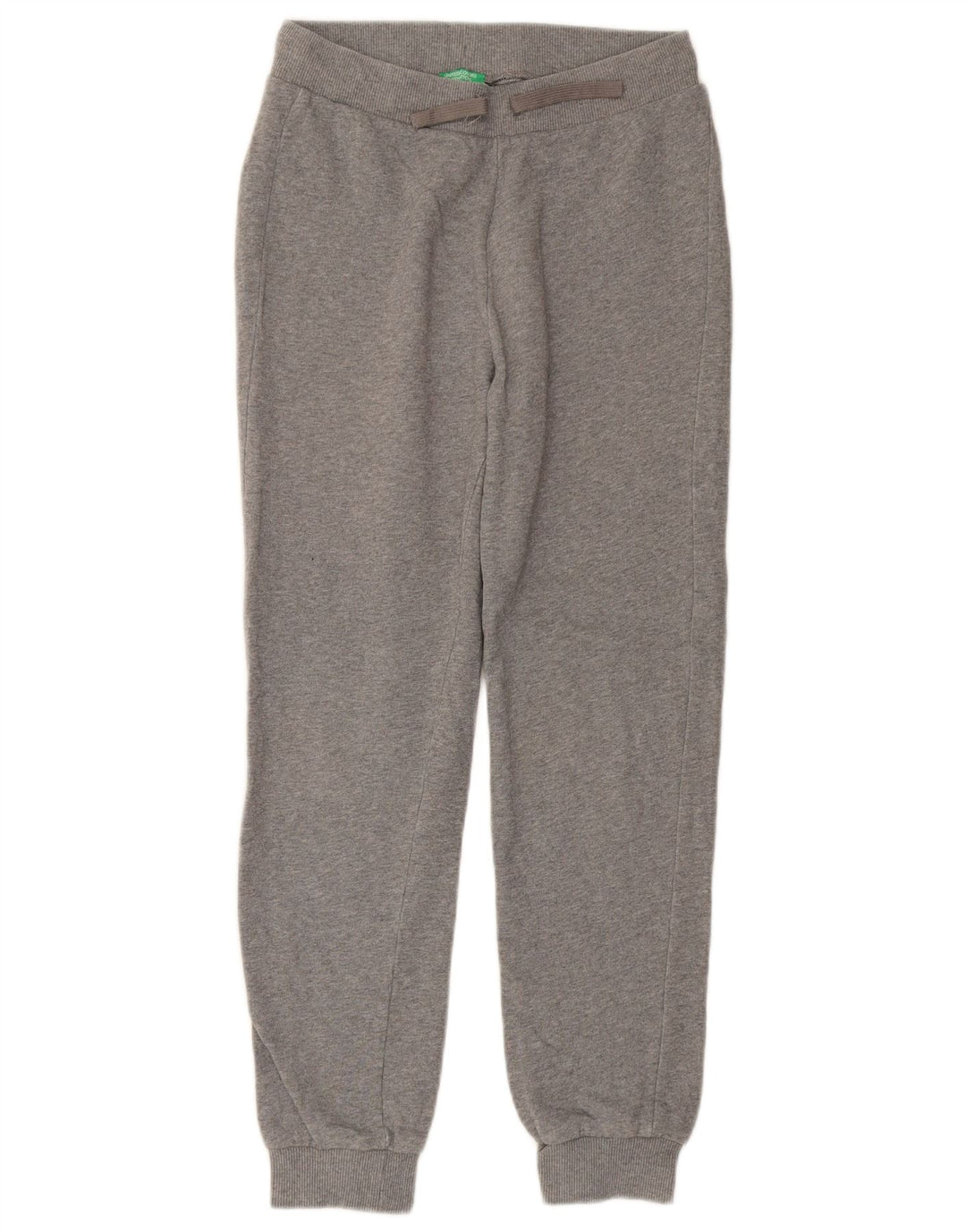 BENETTON Boys Tracksuit Trousers Joggers 13-14 Years 3XL Grey Cotton