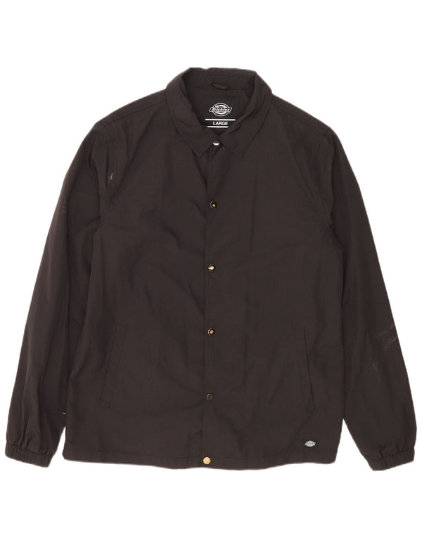 Dickies Mens Bomber Jacket UK 40 Large Black Polyamide
