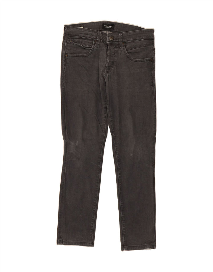 JACK & JONES Mens Slim Jeans W31 L27 Grey Cotton Vintage Jack & Jones and Second-Hand Jack & Jones from Messina Hembry 
