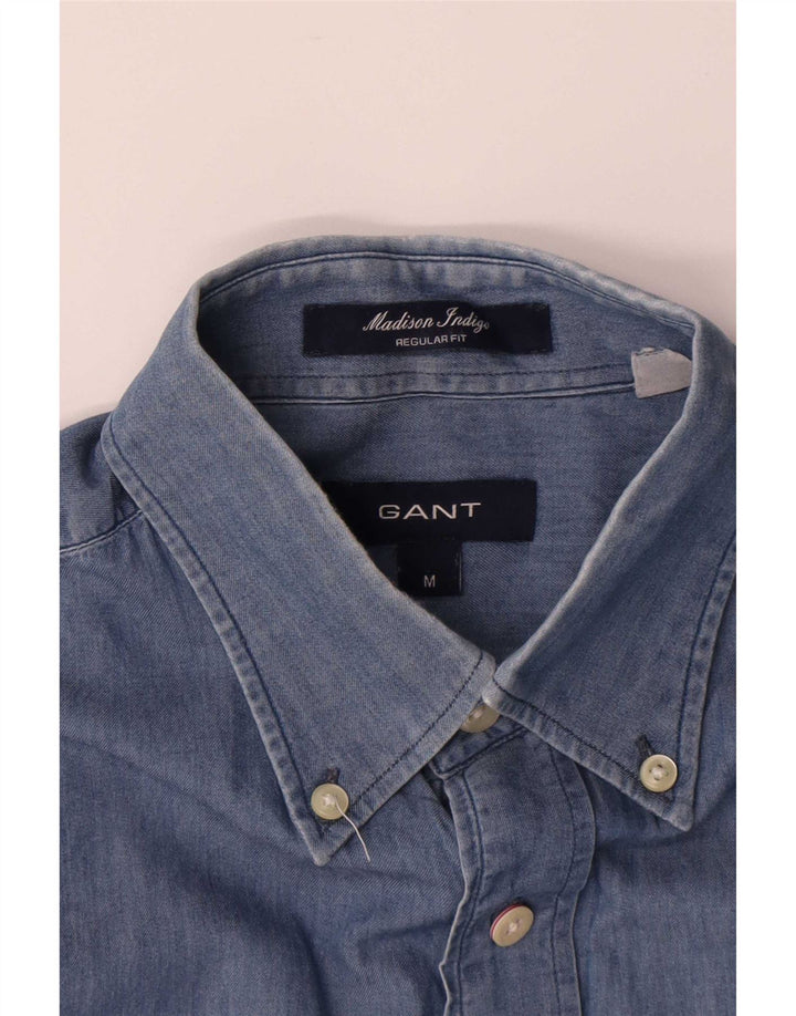 Gant Mens Madison Regular Fit Shirt Medium Blue Cotton