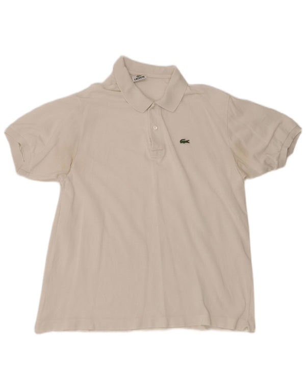 Lacoste Mens Polo Shirt Size 6 XL White
