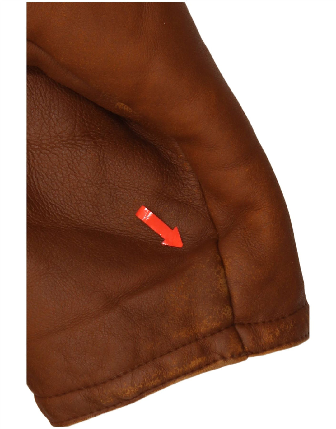 Vintage Womens Shearling Jacket IT 50 Large Brown Shearling