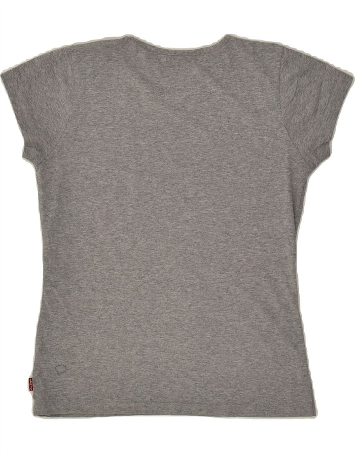 LEVI'S Girls Graphic T-Shirt Top 13-14 Years Grey Polyester | Vintage Levi's | Thrift | Second-Hand Levi's | Used Clothing | Messina Hembry 