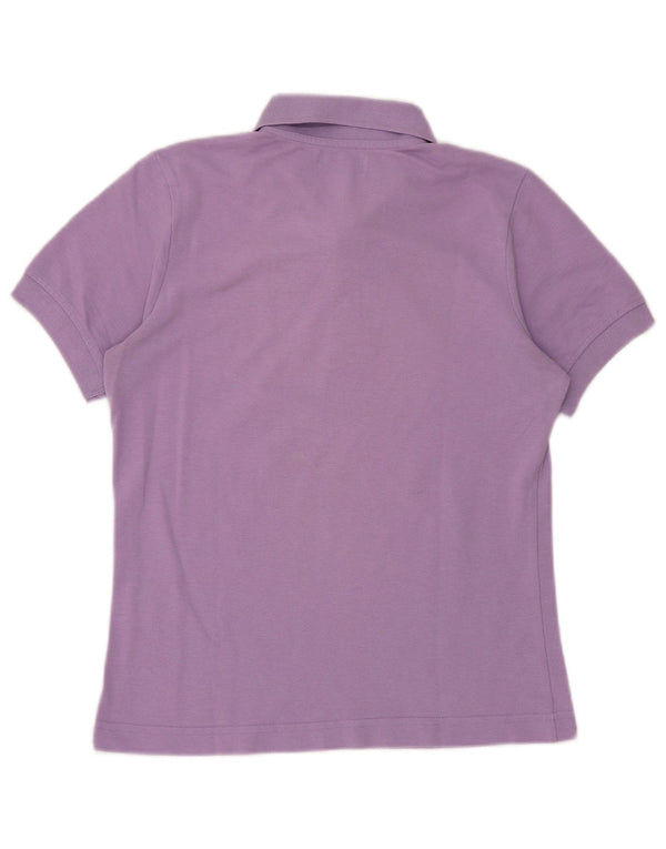 Kappa Womens Polo Shirt UK 12 Medium Purple Cotton