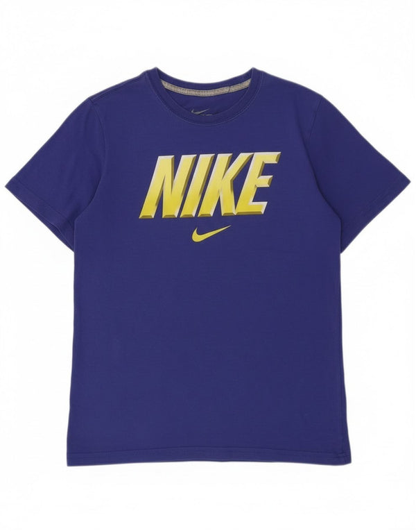 Nike Boys Graphic T-Shirt Top 10-11 Years Medium Purple