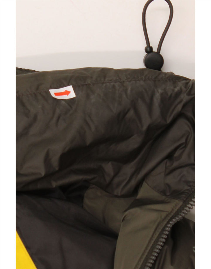 G-STAR Womens Hooded Padded Coat UK 14 Medium Khaki Polyester