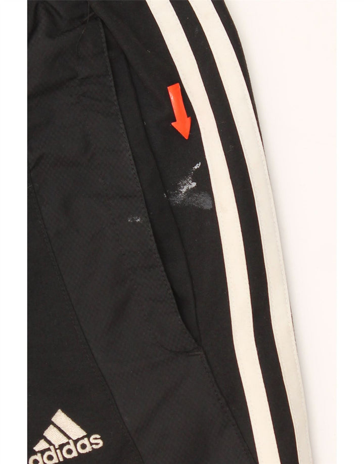 Adidas Mens Tracksuit Trousers Joggers Small Black Polyester